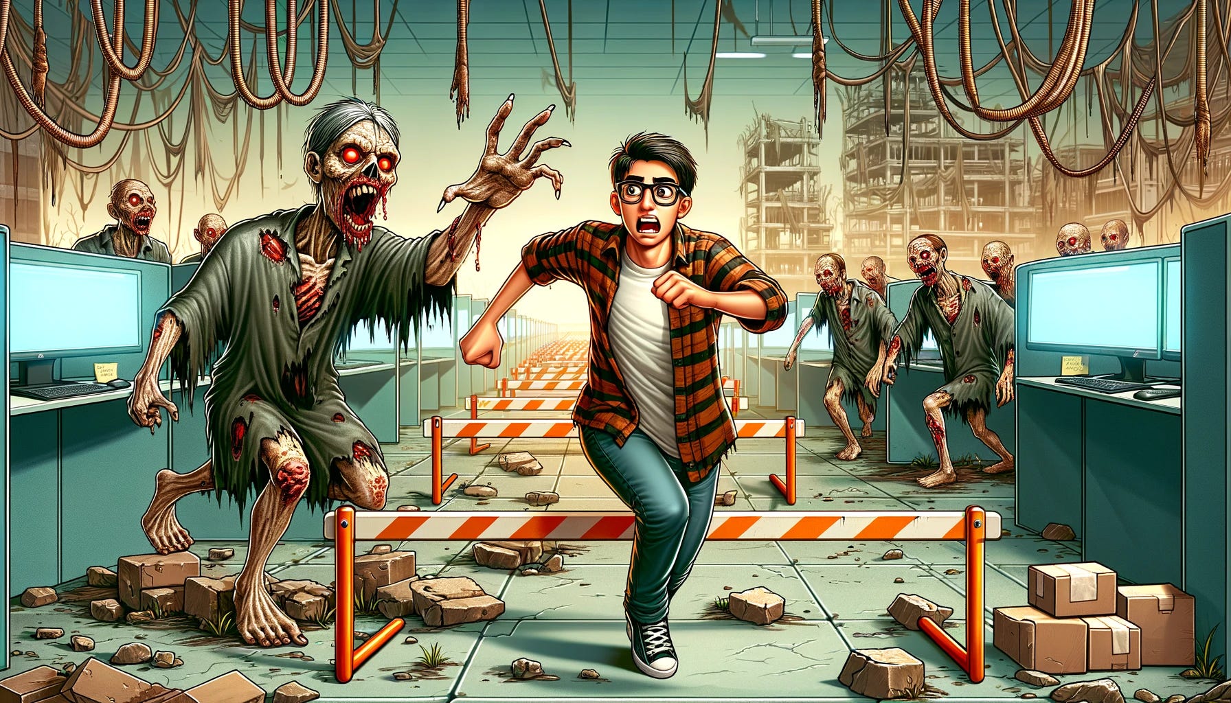 Developer onboarding timeline showing day 1 commit achievement